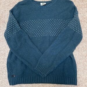 🌙Lacoste Blue polka dot sweater!